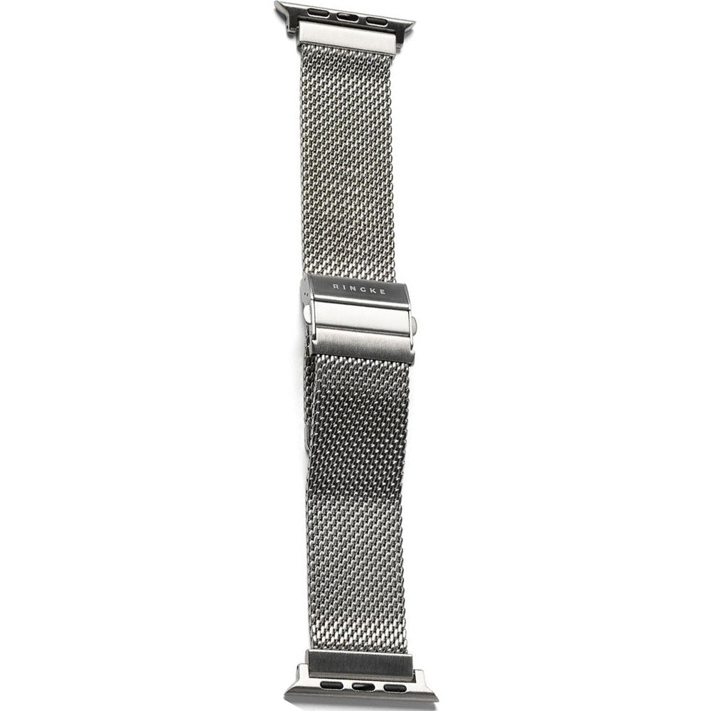 Edelstahl Armband für Apple Watch 44/45/46/49 mm, Ringke Metal One Mesh, Silbern (2/8)