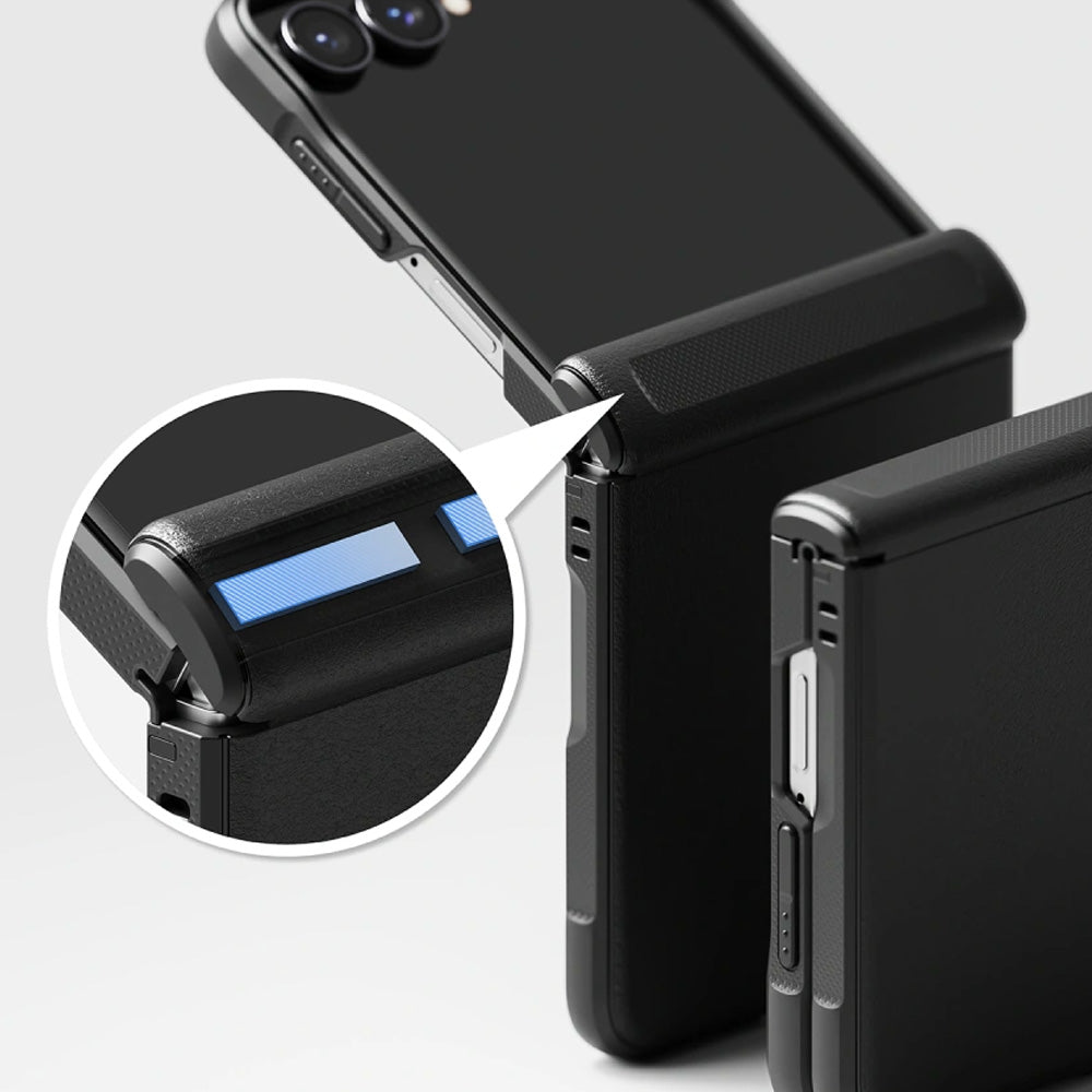 Handyhülle für Galaxy Z Flip8, Ringke Onyx Flap, Schwarz (7/9)