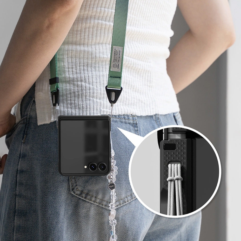 Handyhülle für Galaxy Z Flip8, Ringke Onyx Flap, Schwarz (9/9)
