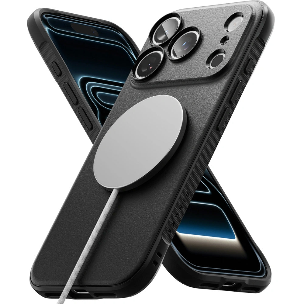Handyhülle für iPhone 18 Pro / 17 Pro, Ringke Onyx Magnetic mit MagSafe, Schwarz (4/8)