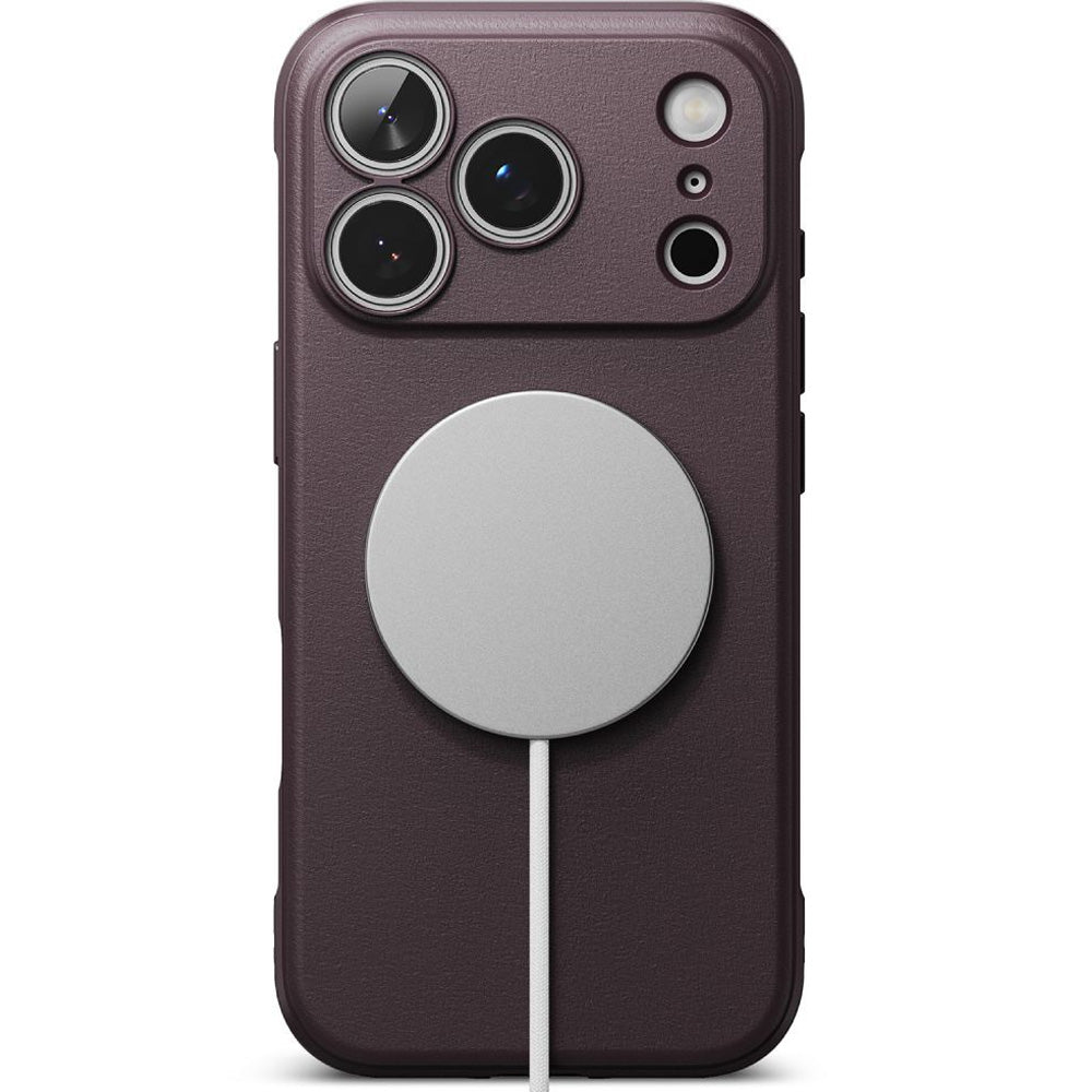 Handyhülle für iPhone 18 Pro / 17 Pro, Ringke Onyx Magnetic mit MagSafe, Burgunderrot (2/7)