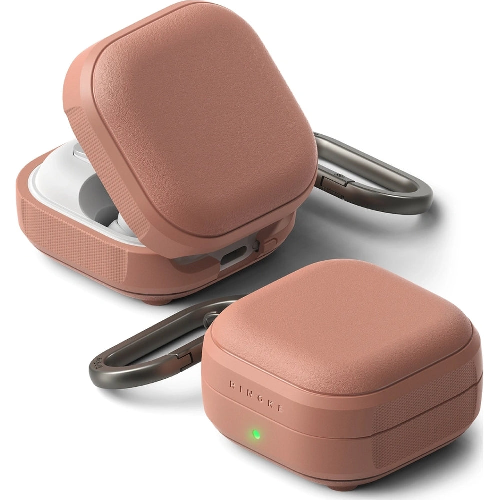 Schutzhülle für Galaxy Buds 4 / 4 Pro, Ringke Onyx Magnetic mit MagSafe, Korallenrot