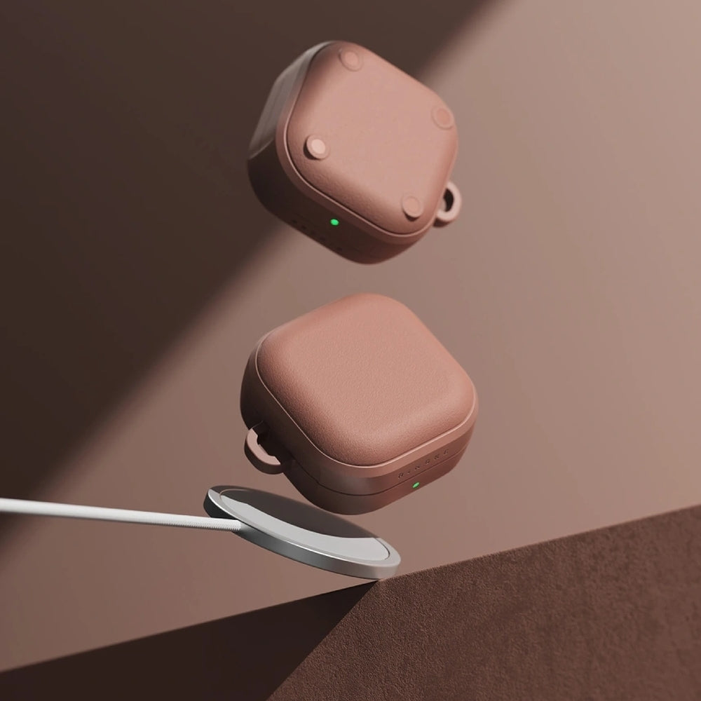 Schutzhülle für Galaxy Buds 4 / 4 Pro, Ringke Onyx Magnetic mit MagSafe, Korallenrot