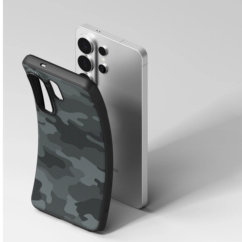 Handyhülle für Galaxy S26 Ultra, Ringke Onyx Magnetic, Grau-schwarze Tarnfarbe