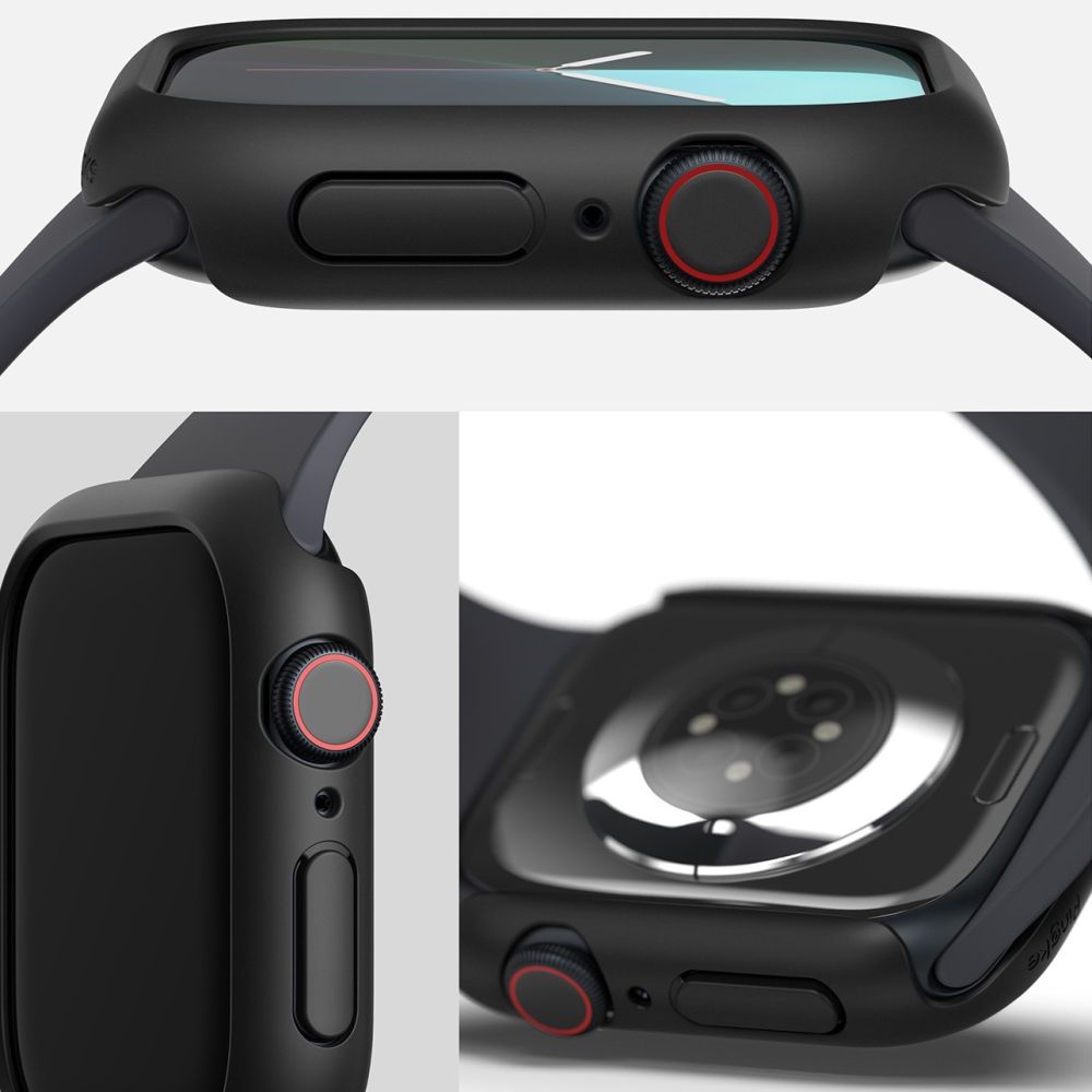 Schutzhülle Ringke Slim 2-pack für Apple Watch 11 / 10 (46 mm), Transparent und Schwarz