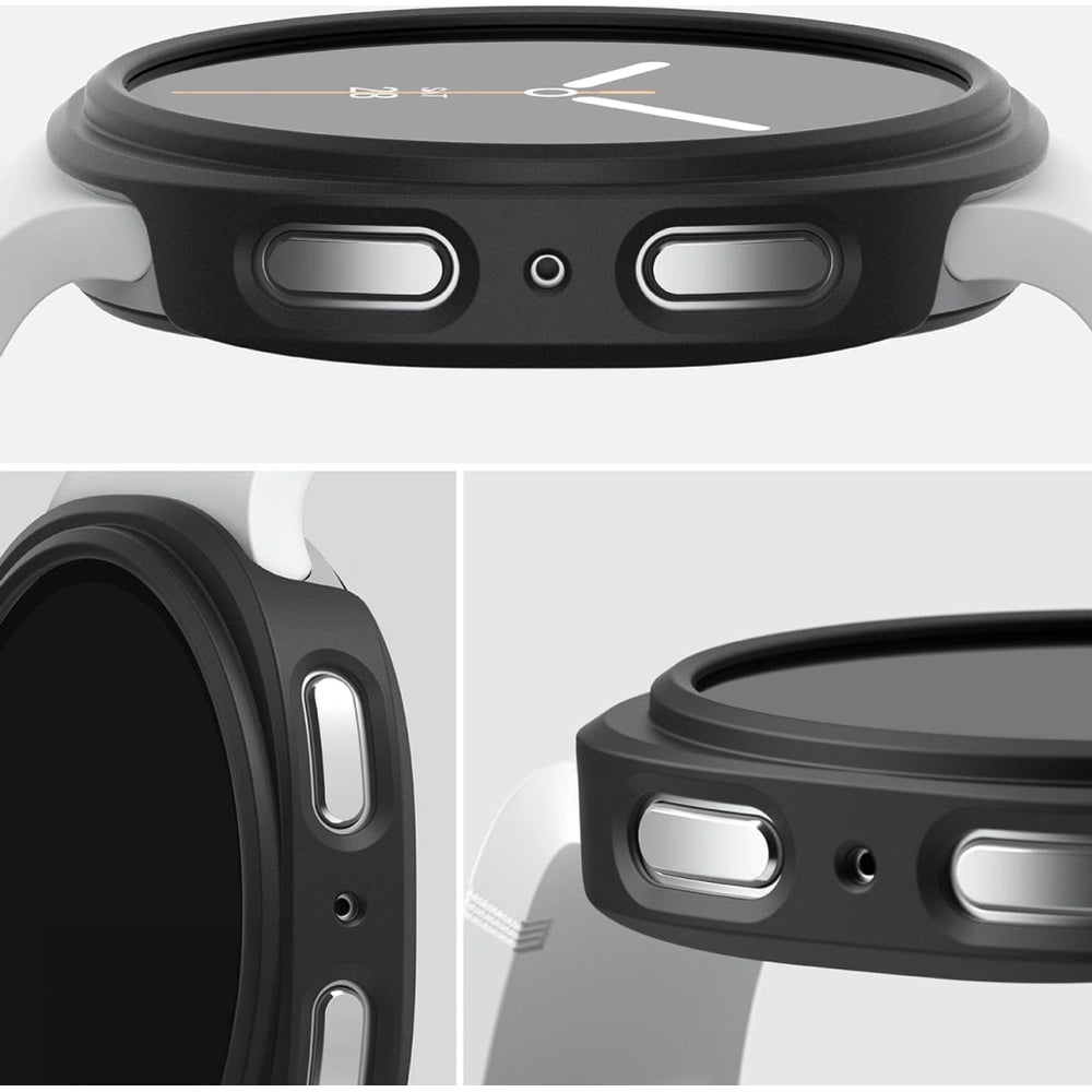 Schutzhülle Ringke Slim 2-pack für Galaxy Watch 8 44mm, Transparent und Schwarz