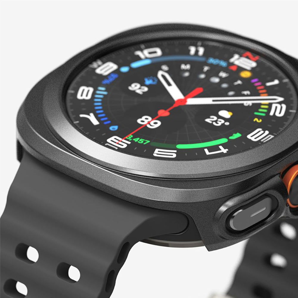 Schutzhülle + Glas für Galaxy Watch Ultra 2 / 1, Ringke Slim & Tempered Glass, Schwarz