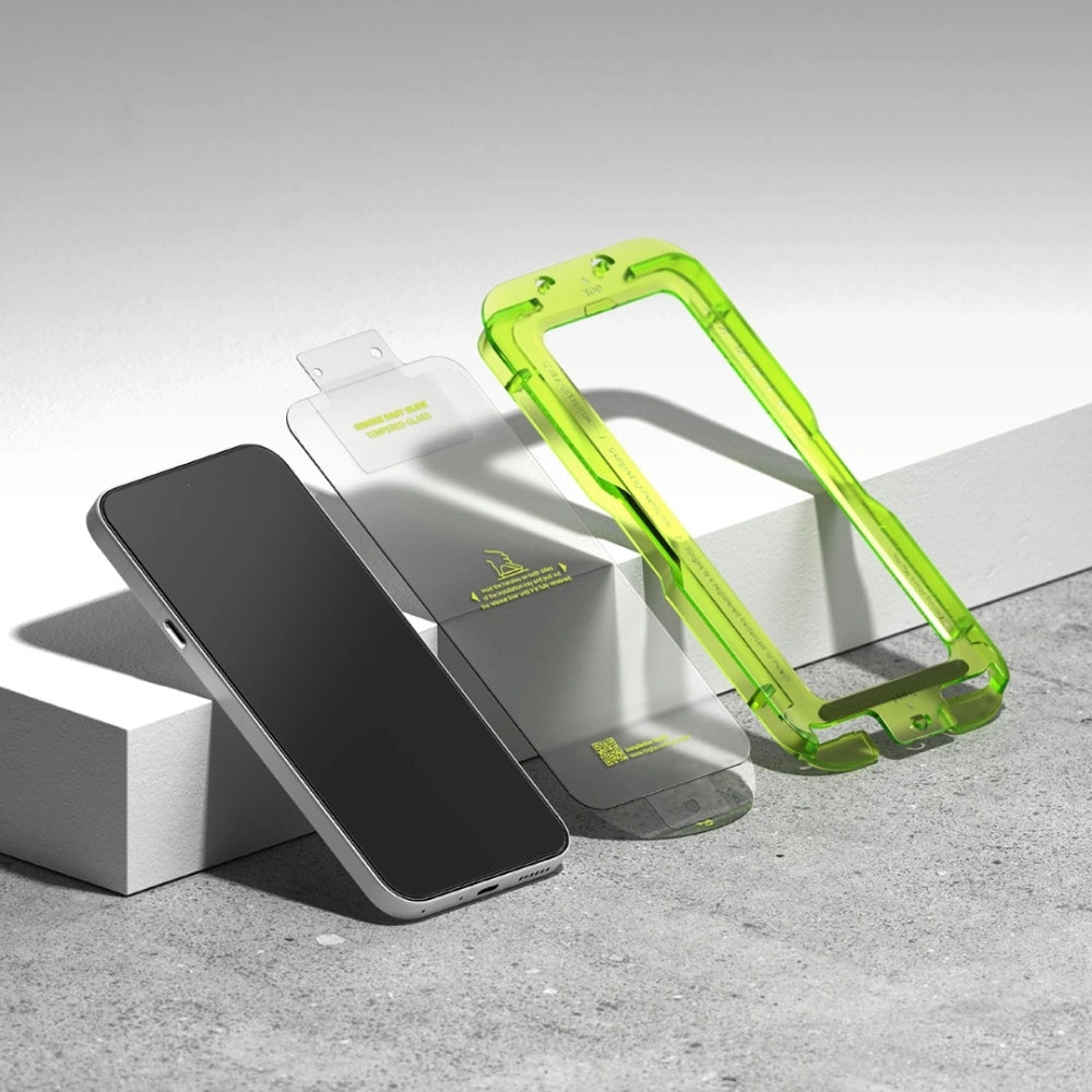 Gehärtetes Bildschirmglas mit Applikator für Nothing Phone 4A Pro, Ringke Easy Slide, Transparent, 2 Stück