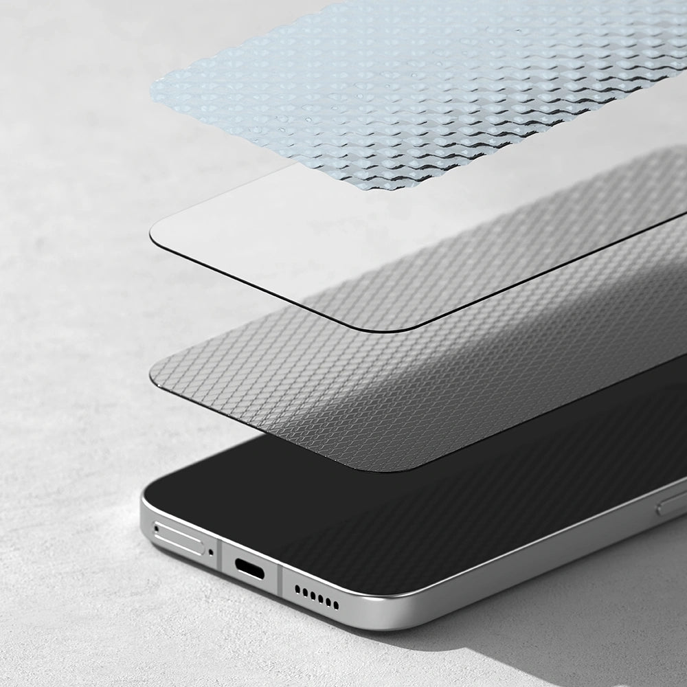 Gehärtetes Bildschirmglas mit Applikator für Nothing Phone 4A Pro, Ringke Easy Slide, Transparent, 2 Stück