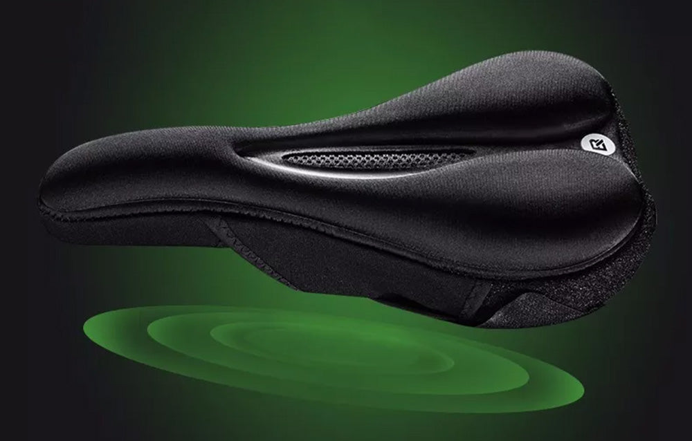 Gel Fahrradsattel Abdeckung Rockbros LF047-B, Schwarz
