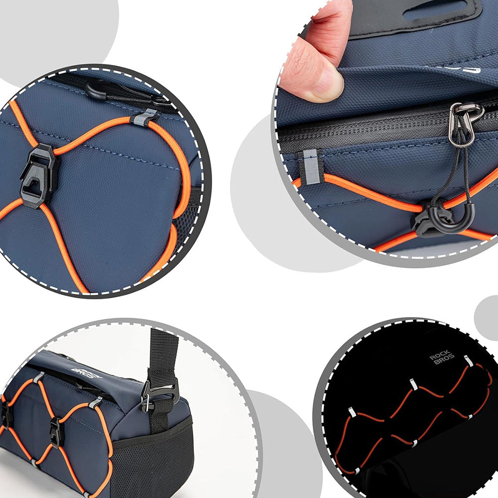 Fahrradtasche, Lenkertasche Rockbros, Dunkelblau