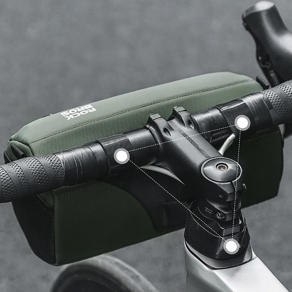 Fahrradtasche, Lenkertasche Rockbros, Dunkelgrün