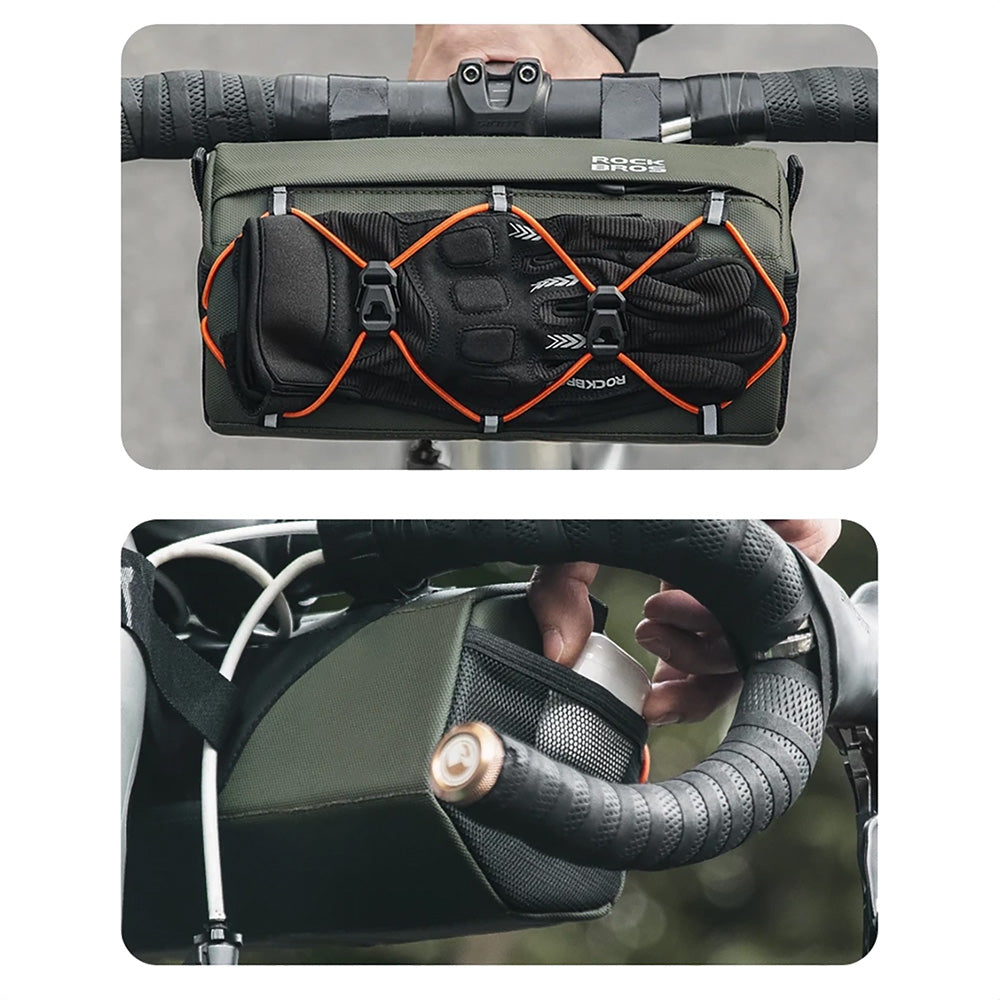 Fahrradtasche, Lenkertasche Rockbros, Dunkelgrün