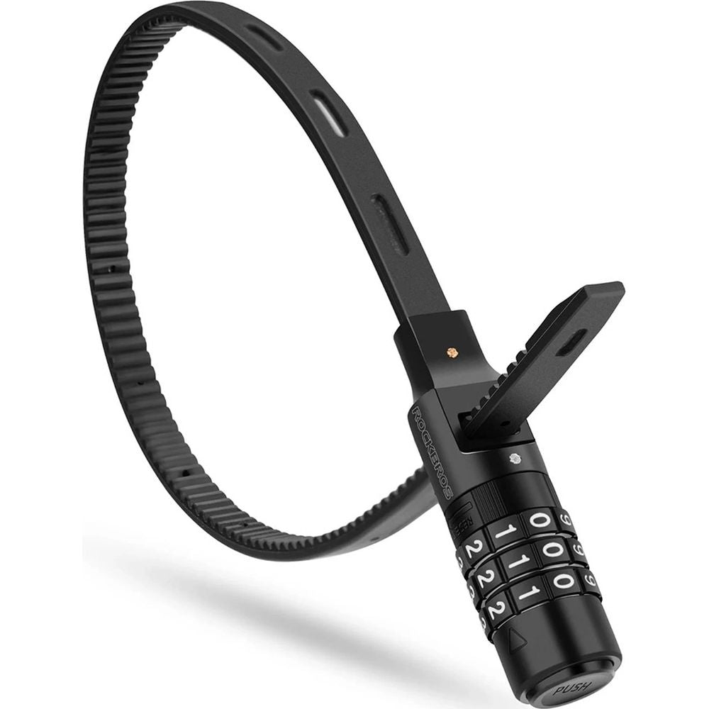 Rockbros Fahrradschloss 3240001001 mit 0,5m Kombination, Schwarz