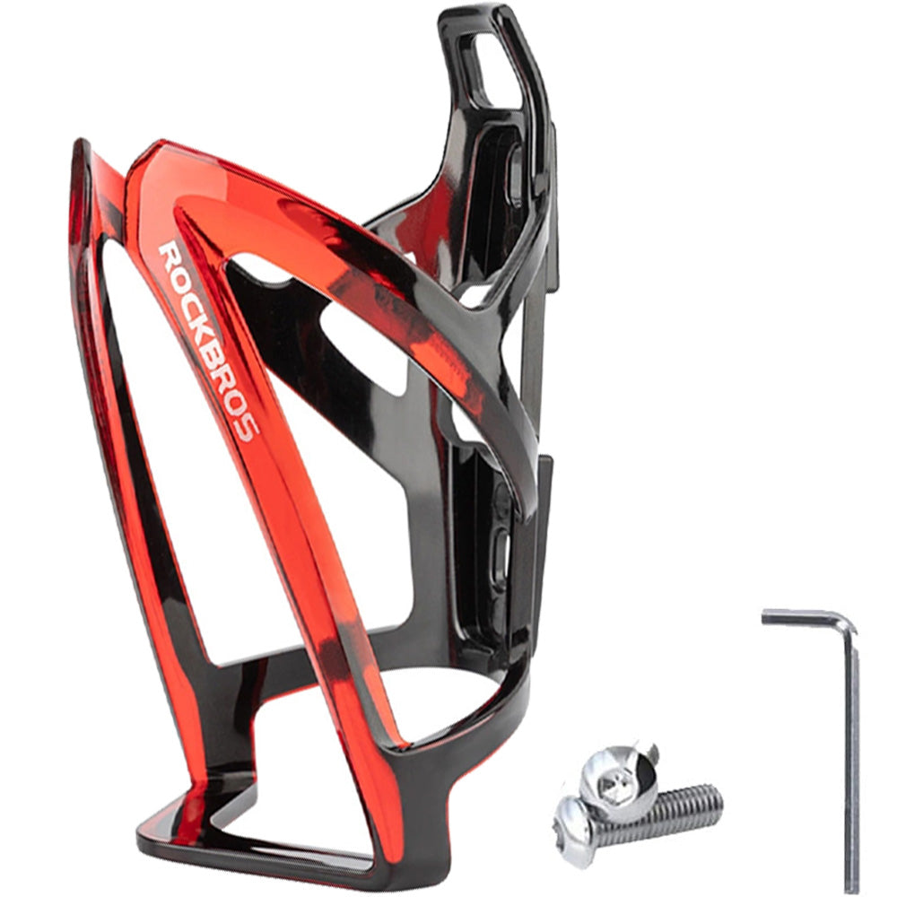 Fahrradhalterung für Flasche, Rockbros FK338, Schwarz-Rot