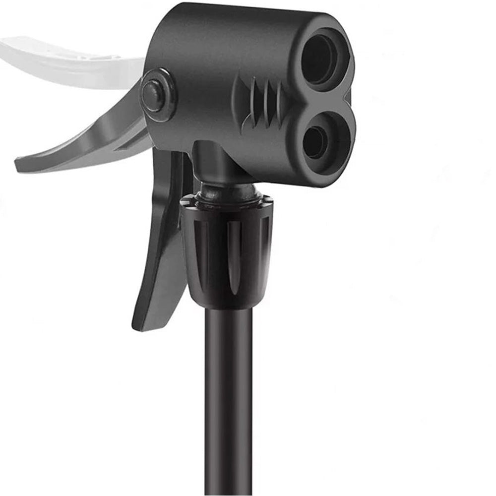 Fahrradpumpe, Standpumpe mit Druckmesser, Rockbros, Schwarz
