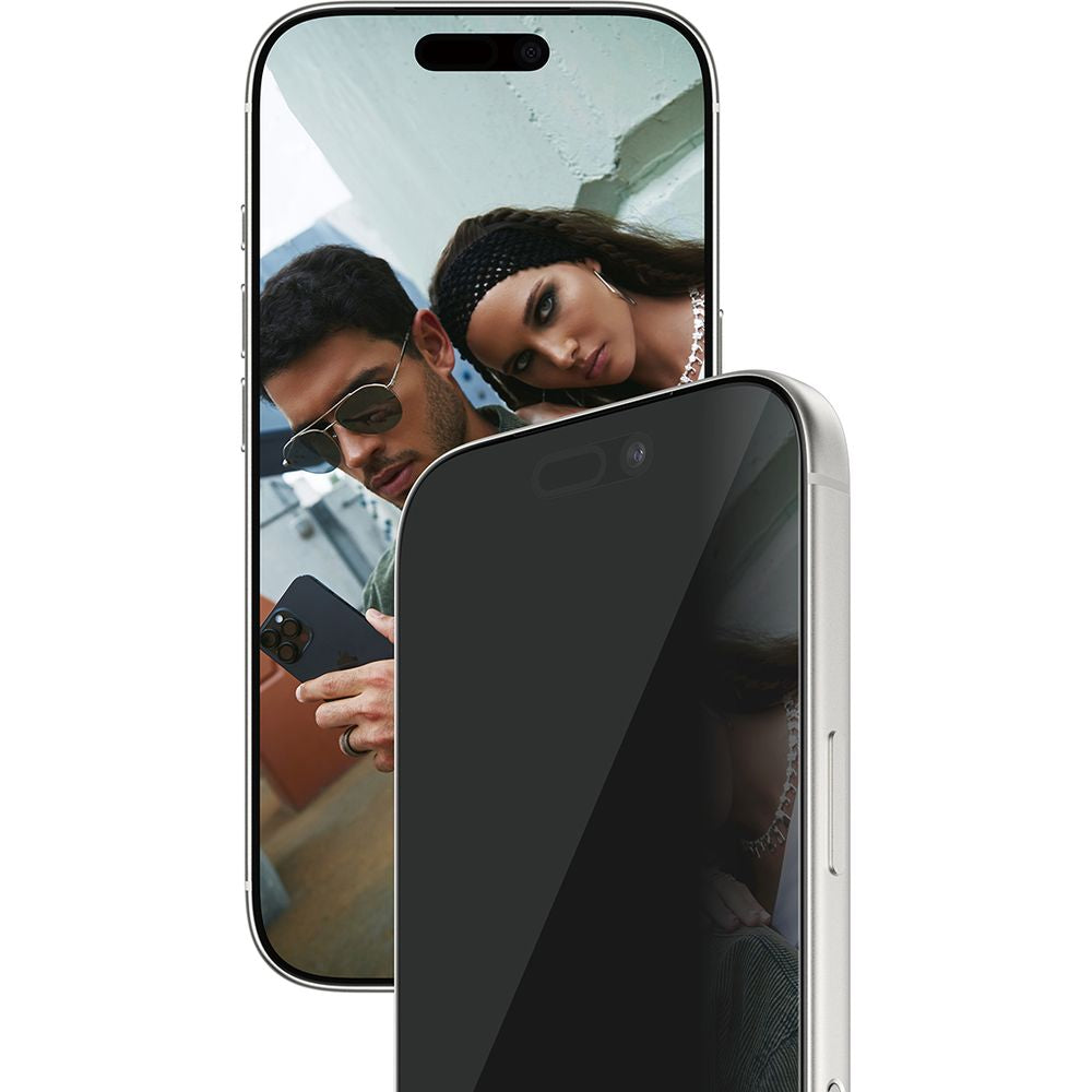 Sichtschutzglas mit Applikator für iPhone 17 Pro, SAFE by PanzerGlass Ultra-Wide Fit Privacy mit EasyAligner