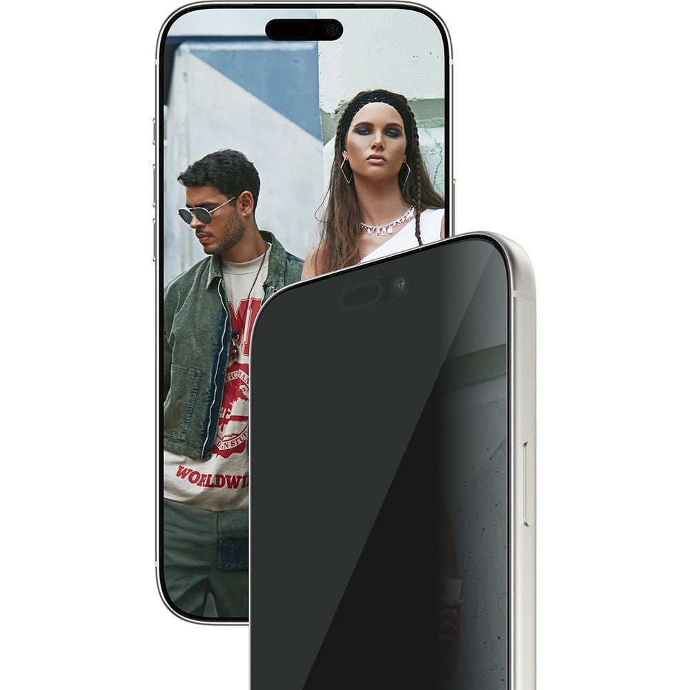 Sichtschutzglas mit Applikator für iPhone 17 Pro Max, SAFE by PanzerGlass Ultra-Wide Fit Privacy mit EasyAligner