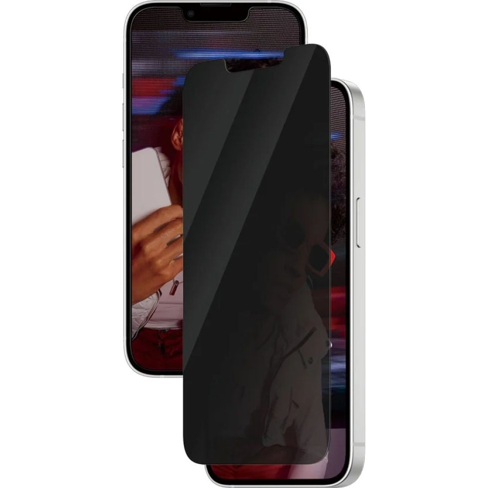 Sichtschutzglas mit Applikator für iPhone 17e / 16e / 14 / 13 Pro / 13, Safe by PanzerGlass Ultra-Wide Fit Privacy + EasyAligner