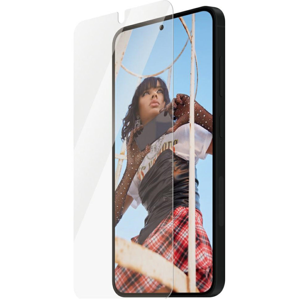 Gehärtetes Glas mit Applikator für Galaxy S25 / S24, Safe by PanzerGlass Ultra-Wide Fit Easy Aligner