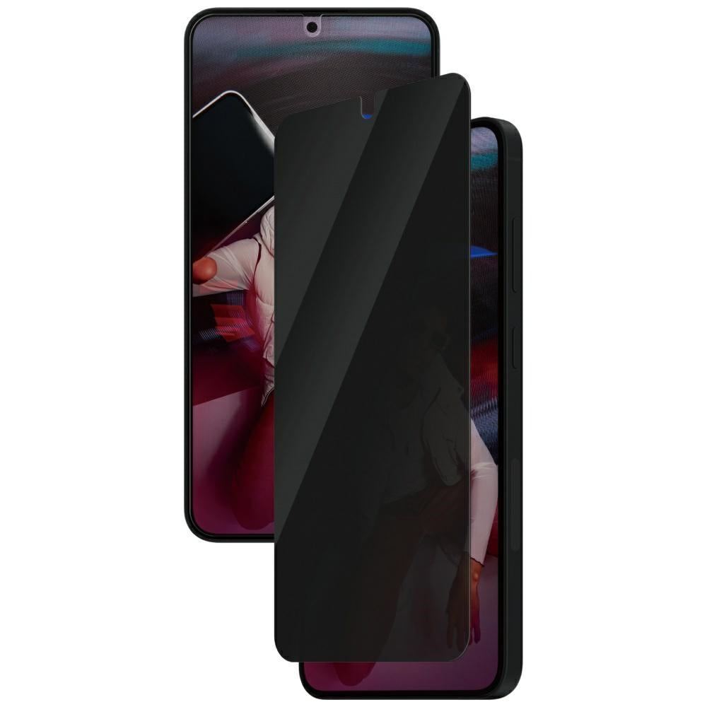 Sichtschutzglas mit Applikator für Galaxy S25 Plus / S24 Plus, Safe by PanzerGlass Ultra-Wide Fit Privacy + EasyAligner