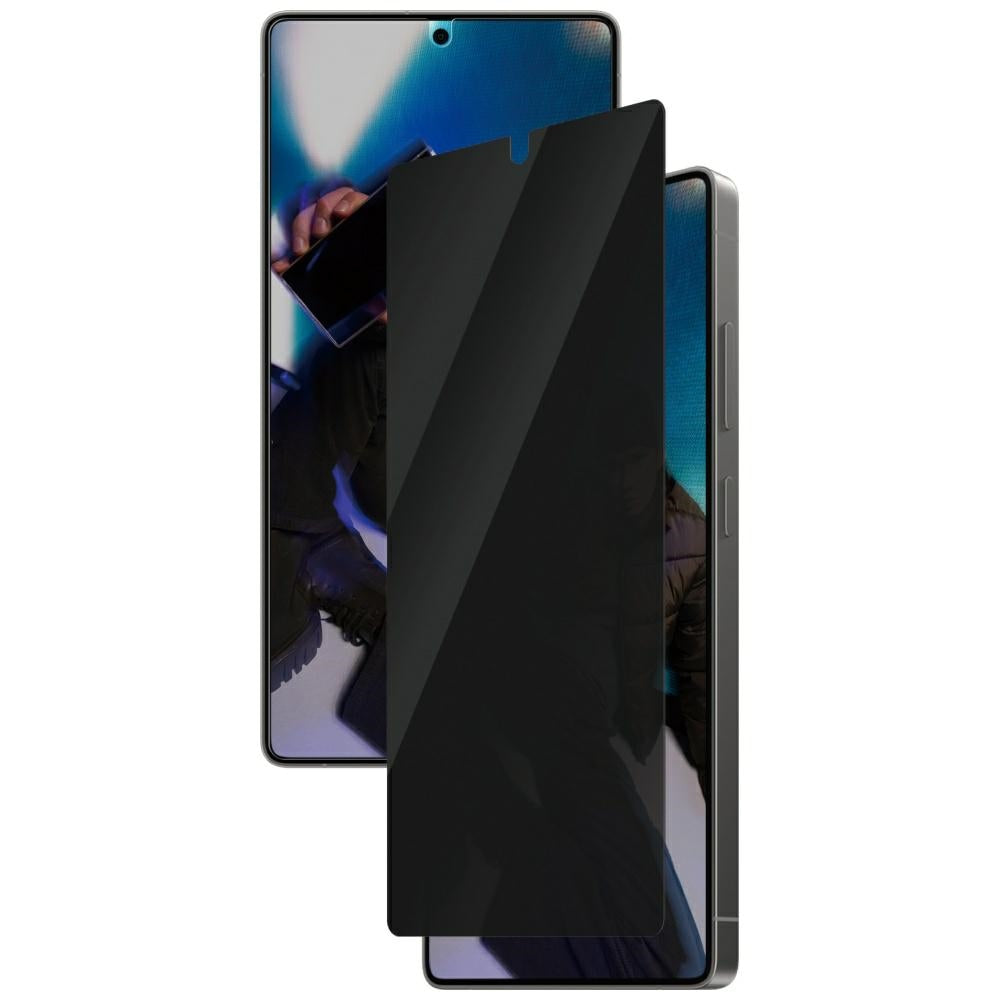 Sichtschutzglas mit Applikator für Galaxy S25 Ultra, Safe by PanzerGlass Ultra-Wide Fit Privacy + EasyAligner