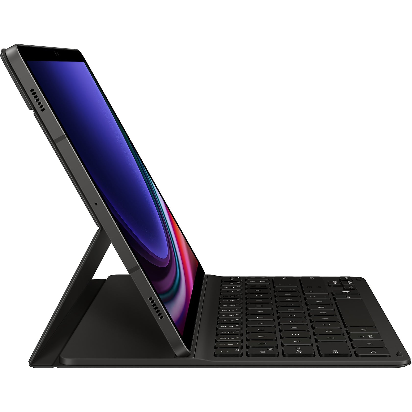 Schutzhülle für Galaxy Tab S9 / S9 FE mit Tastatur, Samsung Book Cover Keyboard Slim, Schwarz