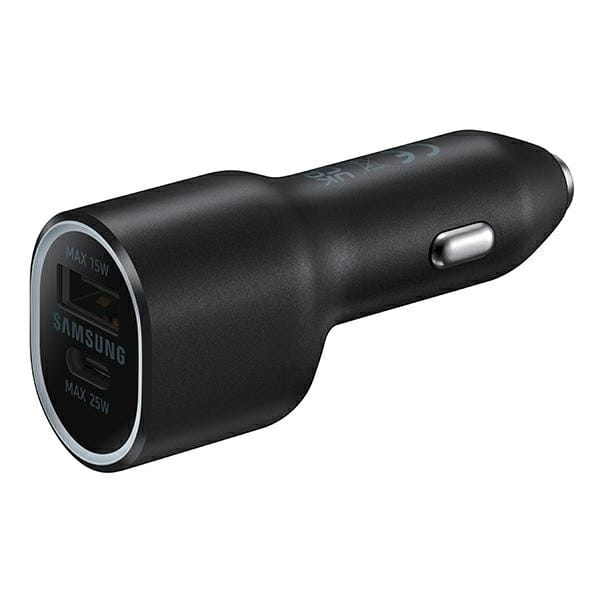 Autoladegerät Samsung EP-L4020, USB-A 15W,AFC, QC / USB-C 25W PD, Schwarz
