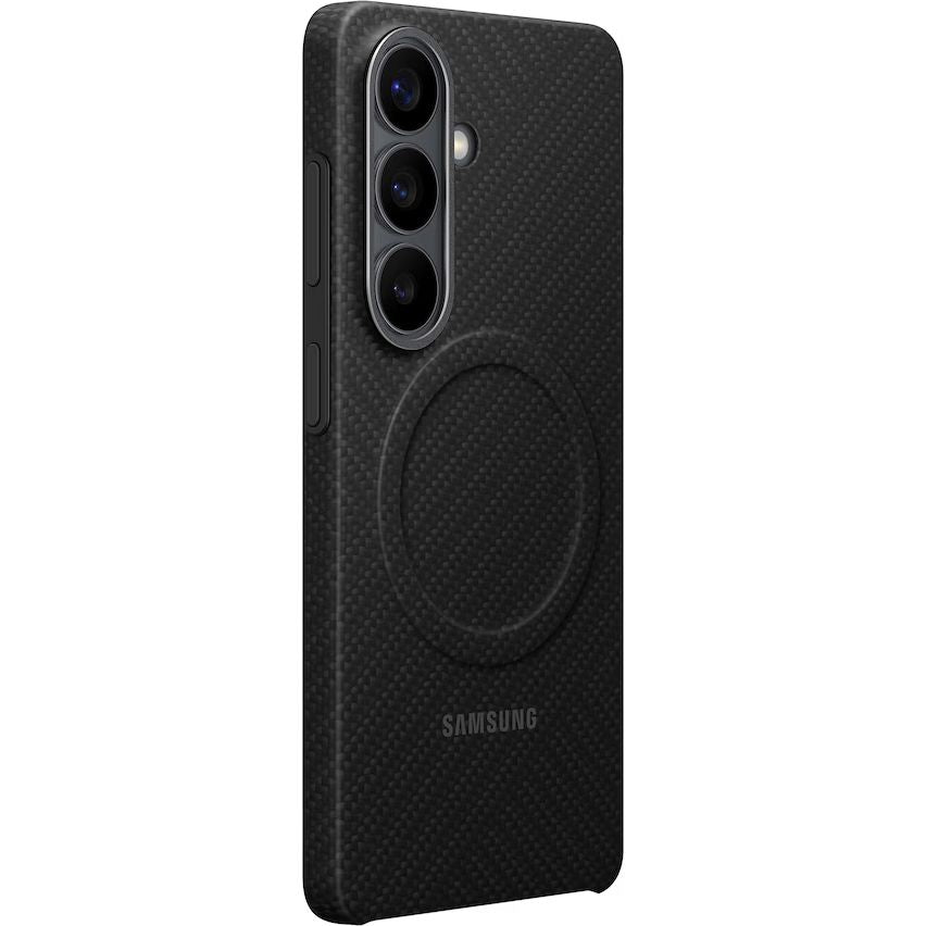 Original Handyhülle für Galaxy S26, Samsung Carbon Magnet Case mit MagSafe, Schwarz mit Kohlefaser