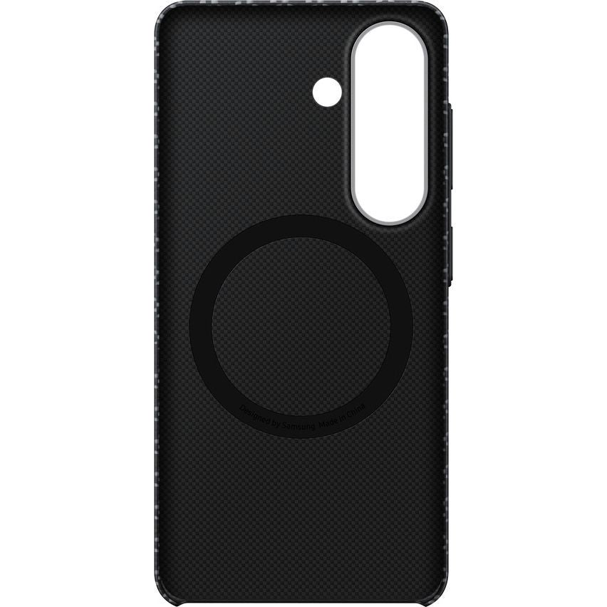 Original Handyhülle für Galaxy S26, Samsung Carbon Magnet Case mit MagSafe, Grau mit Kohlefaser