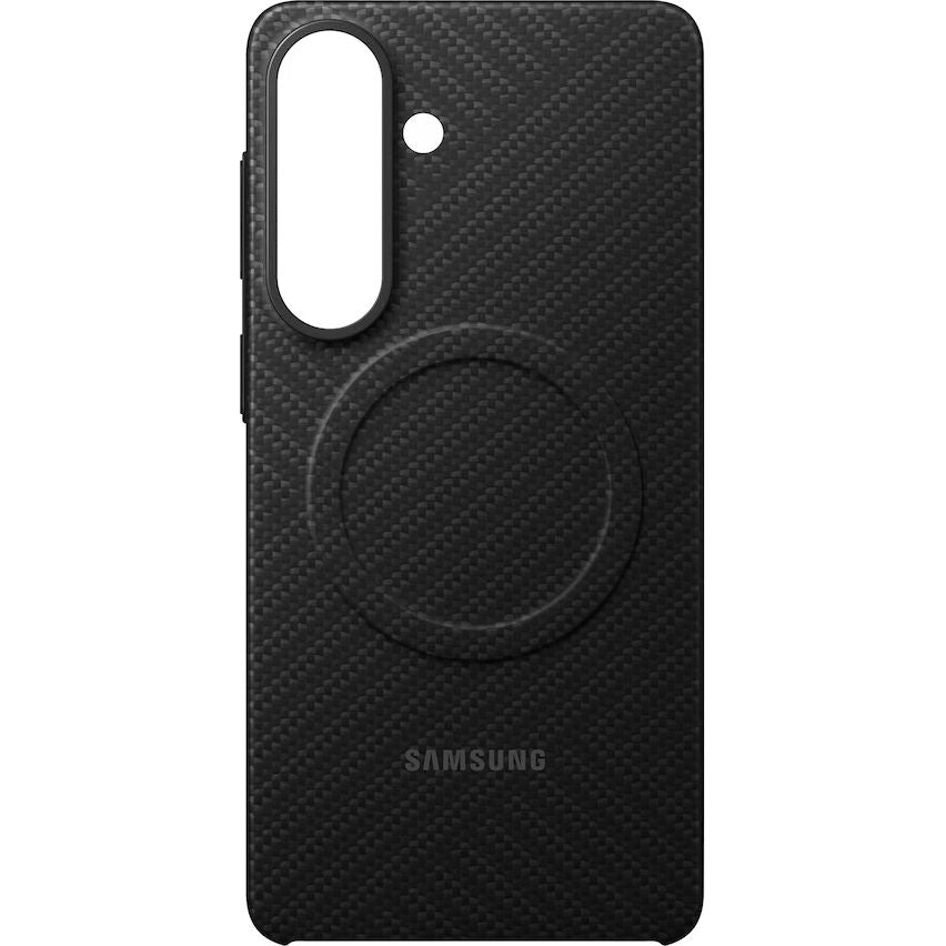 Original Handyhülle für Galaxy S26 Plus, Samsung Carbon Magnet Case mit MagSafe, Schwarz mit Kohlefaser