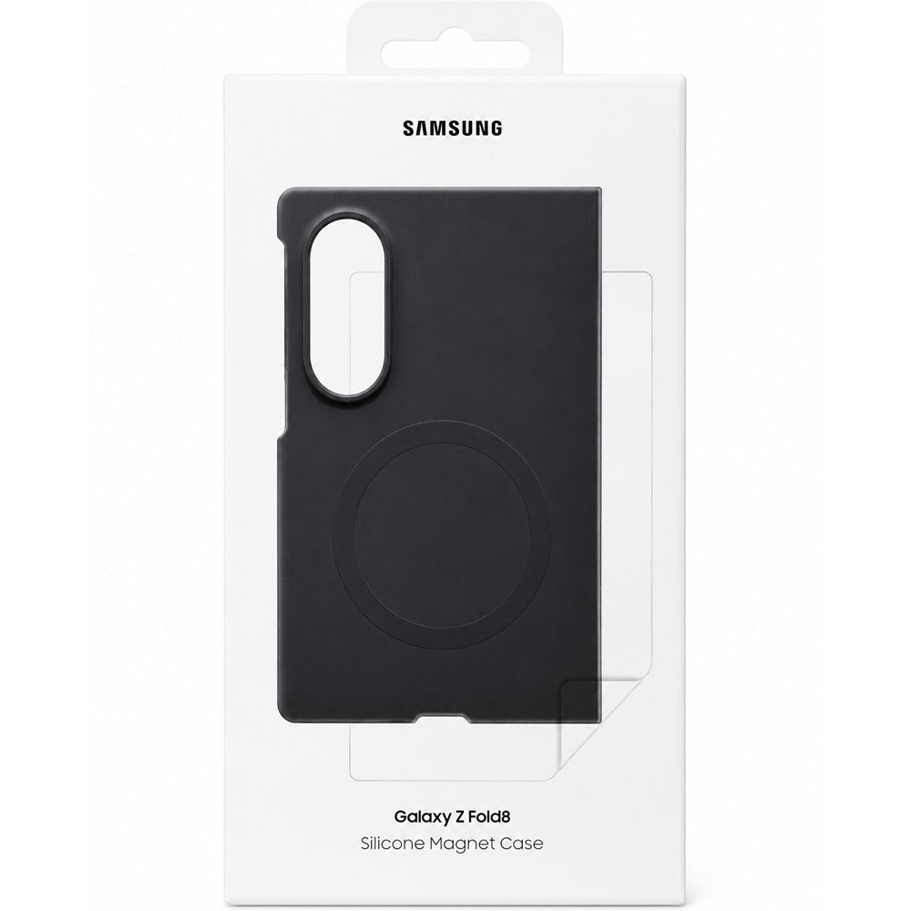 Handyhülle für Galaxy Z Fold8, Samsung Silicone Magnet Case mit MagSafe, Schwarz