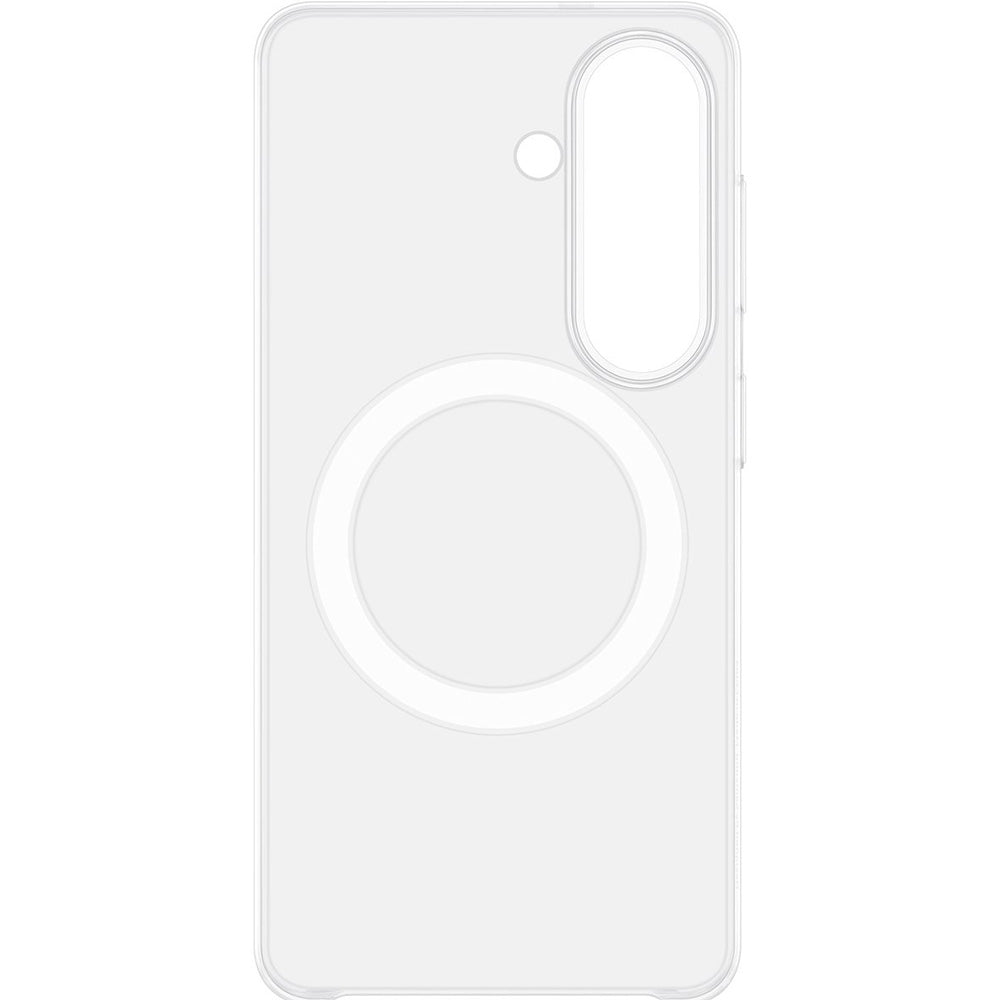 Handyhülle für Galaxy S26, Samsung Clear Magnet Case mit MagSafe, Transparent und Weiß