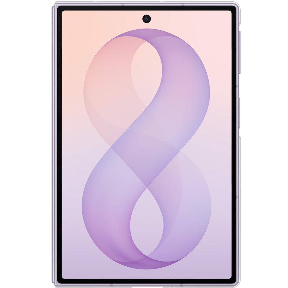 Handyhülle und 2x Anti-Reflexionsfolie für Galaxy Z Fold8, Samsung Clear Magnet Case mit MagSafe, Transparent-Weiß