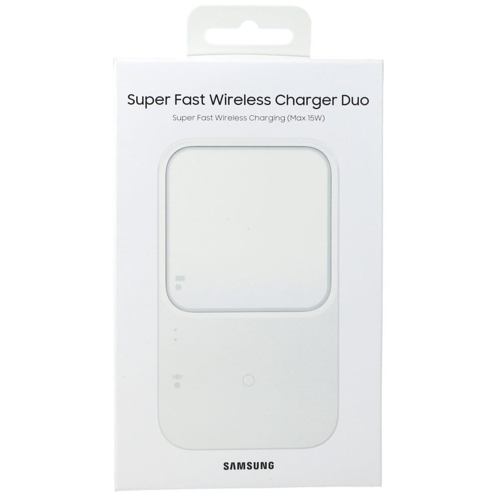 Samsung Wireless Charger Duo EP-P5400TW 15W induktives Ladegerät, weiß