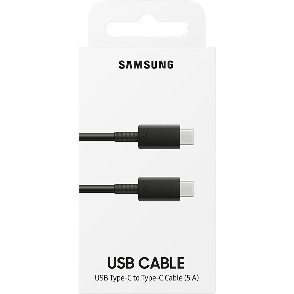 Kabel USB-C auf USB-C 100W PD, 480 Mbps, Samsung Data Cable 5A, 1 m, Schwarz