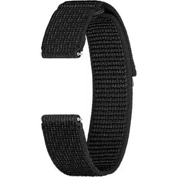 Armband für Galaxy Watch 7/FE/6/5 Pro/5/4, Samsung Fabric Band, 20mm M/L, Schwarz