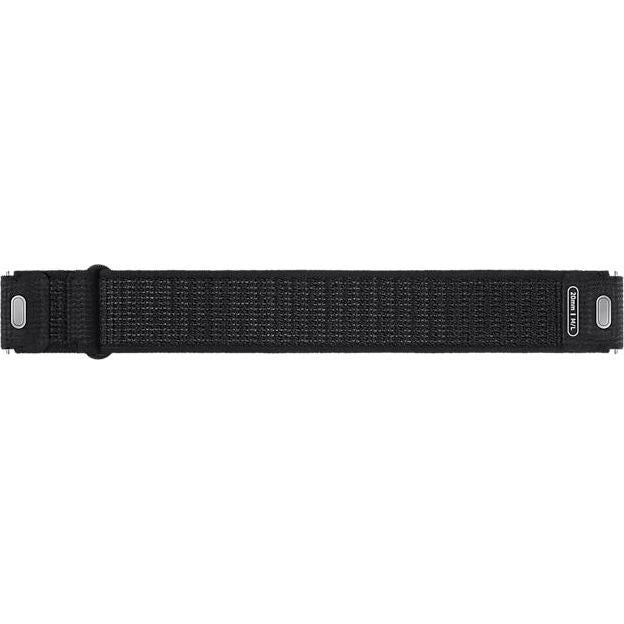 Armband für Galaxy Watch 7/FE/6/5 Pro/5/4, Samsung Fabric Band, 20mm M/L, Schwarz