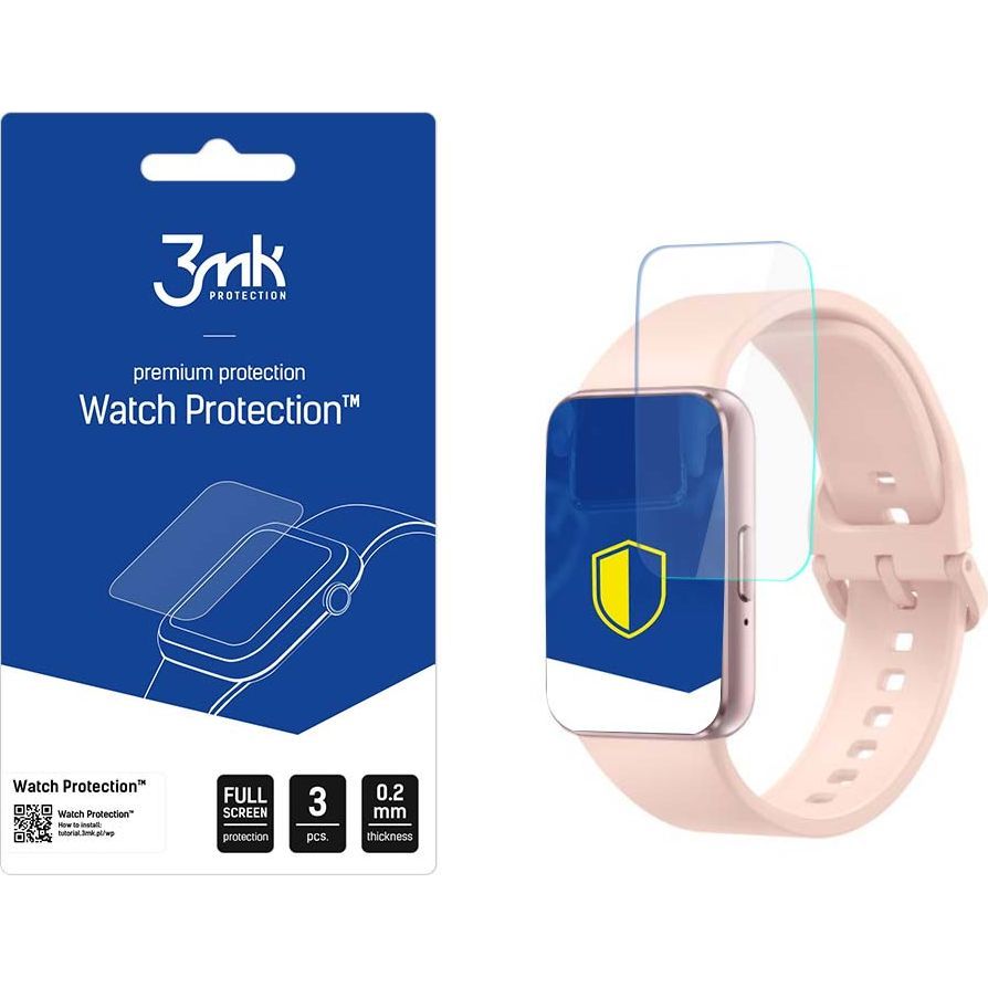 Schutzfolie für Galaxy Fit 3, 3mk Watch Protection, 3 Stück