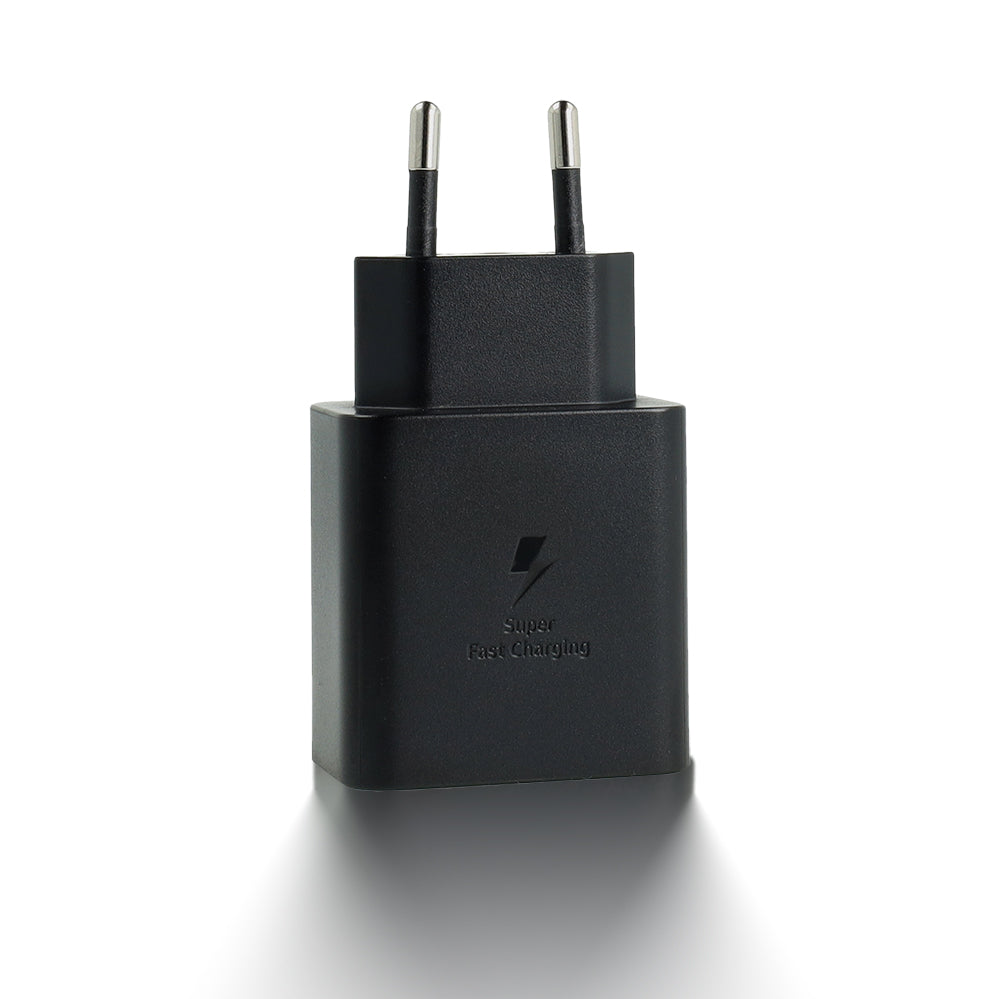 Induktionsladegerät mit Qi2.2 25W + Netzladegerät 45W, Samsung Magnet Wireless Charger, für MagSafe / MPP, USB-C Nylonkabel, Schwarz