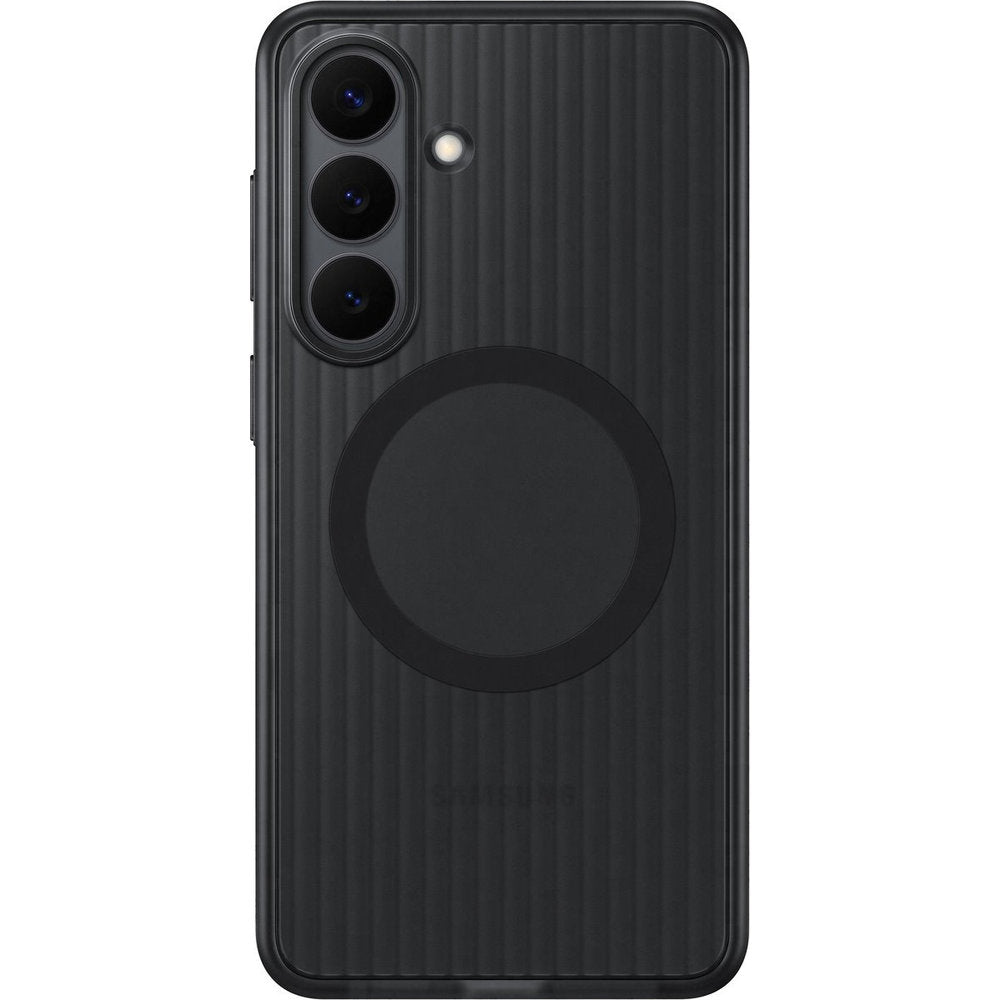 Handyhülle für Galaxy S26 Plus, Samsung Rugged Magnet Case mit MagSafe, Transluzent mit Schwarz