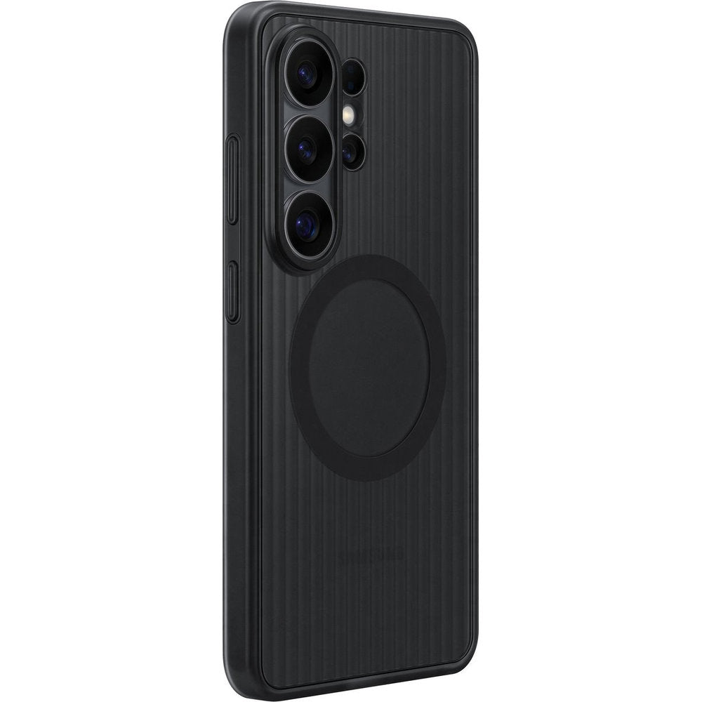 Handyhülle für Galaxy S26 Ultra, Samsung Rugged Magnet Case mit MagSafe, Transluzent mit Schwarz