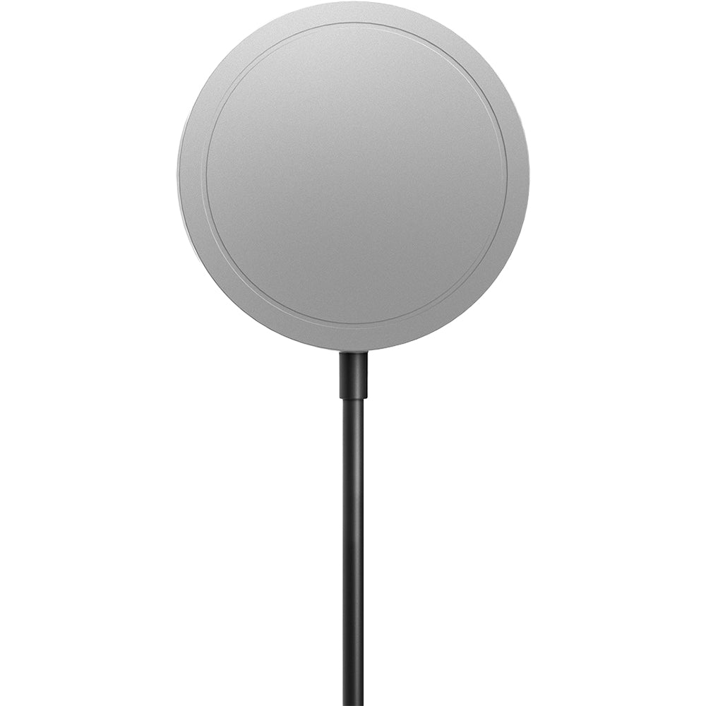 Induktionsladegerät Samsung Single Pad, 15W Qi2, kompatibel mit MagSafe, Universal, Schwarz-Silber