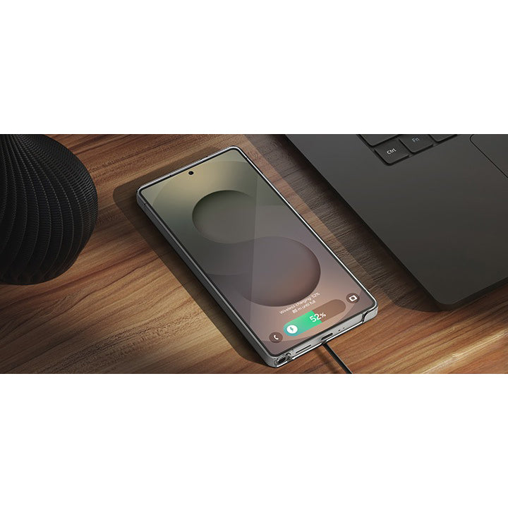 Induktionsladegerät Samsung Single Pad, 15W Qi2, kompatibel mit MagSafe, Universal, Schwarz-Silber