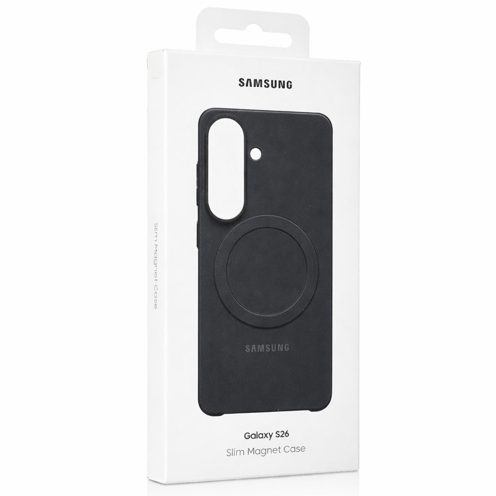 Handyhülle für Galaxy S26, Samsung Slim Magnet Case mit MagSafe, Schwarz