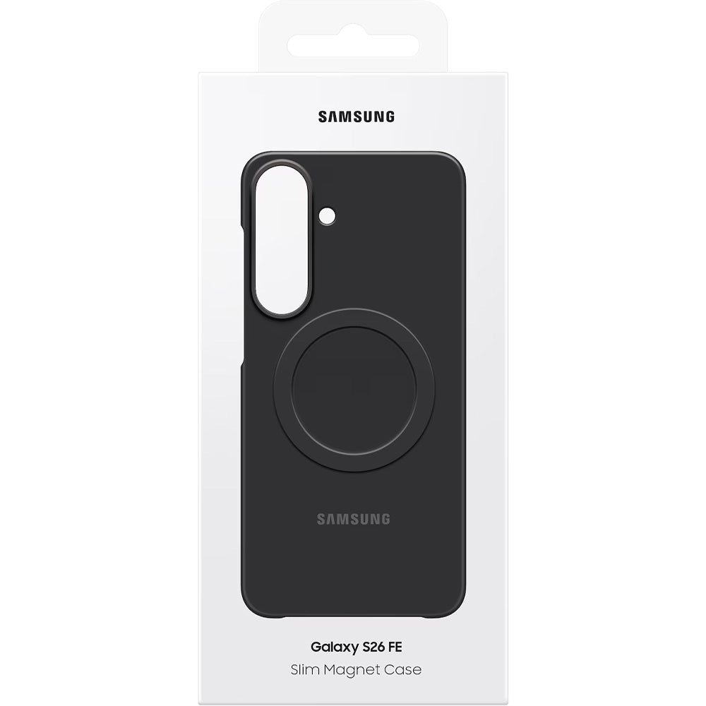 Handyhülle für Galaxy S26 FE, Samsung Slim Magnet Case mit MagSafe, Schwarz (6/6)