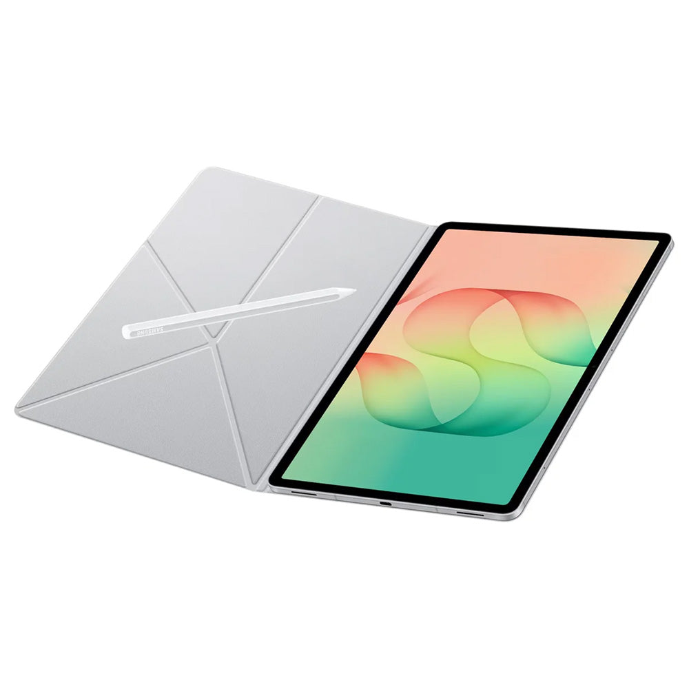 Schutzhülle mit Klappe für Galaxy Tab S12 Plus, Samsung Book Cover, Weiß (5/7)