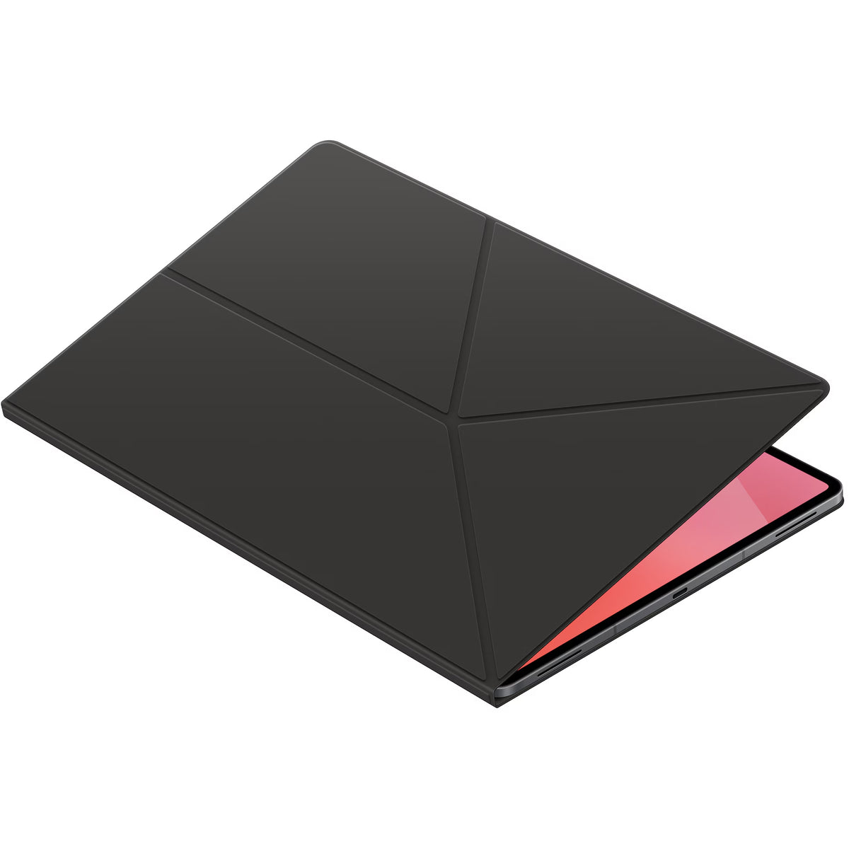 Schutzhülle für Galaxy Tab S11 Ultra, Samsung Smart Book Cover, Schwarz
