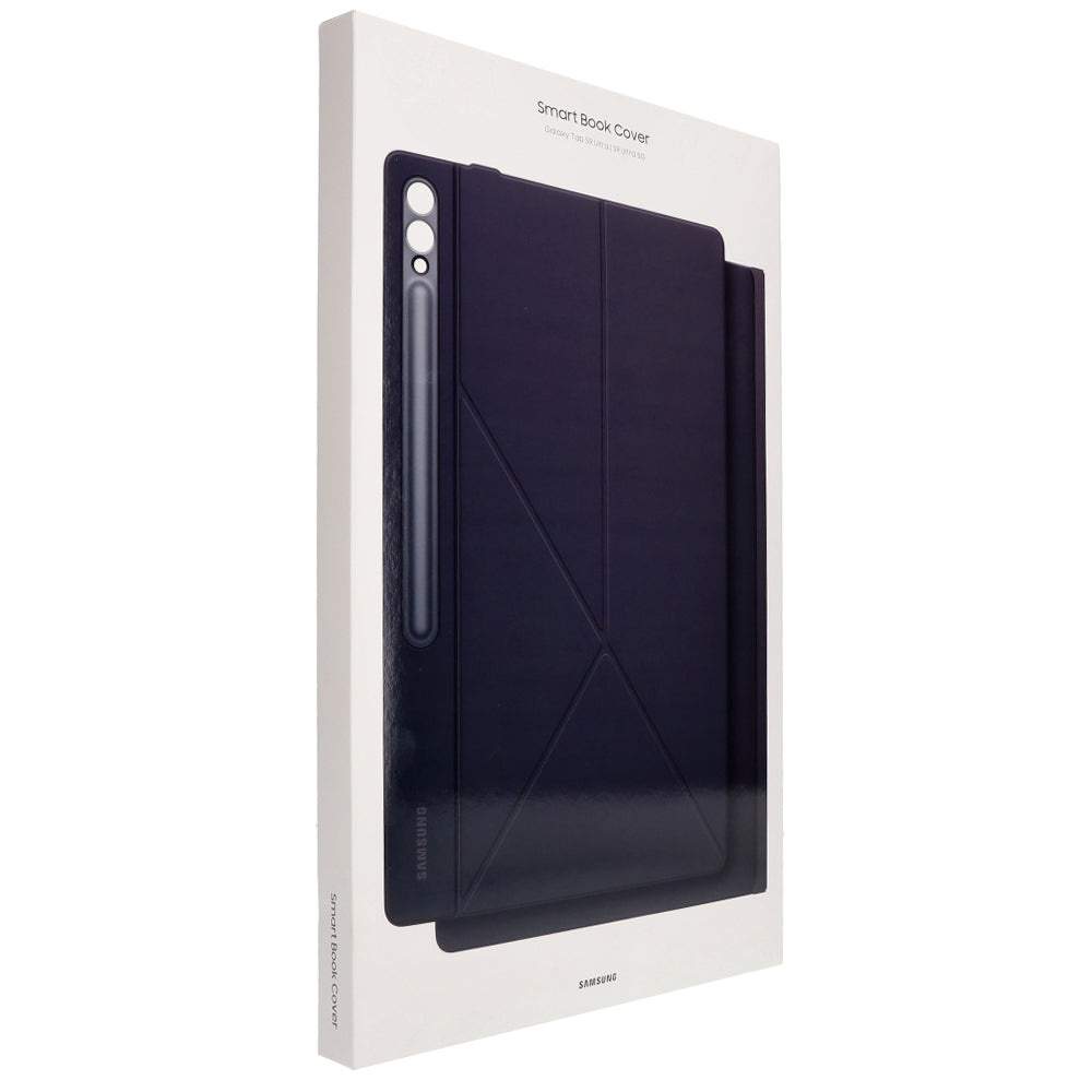 Hülle für Galaxy Tab S9 Ultra, Samsung Smart Book Cover, Schwarz