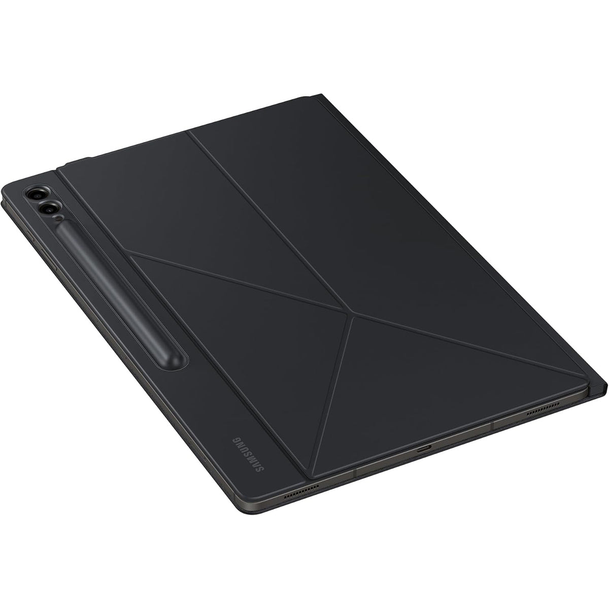 Hülle für Galaxy Tab S9 Ultra, Samsung Smart Book Cover, Schwarz